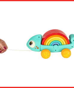 Jucarie de tras cu joc de stivuire Cameleon 18 luni 06.jpg