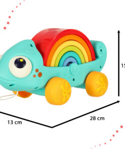 Jucarie de tras cu joc de stivuire Cameleon 18 luni 07.jpg