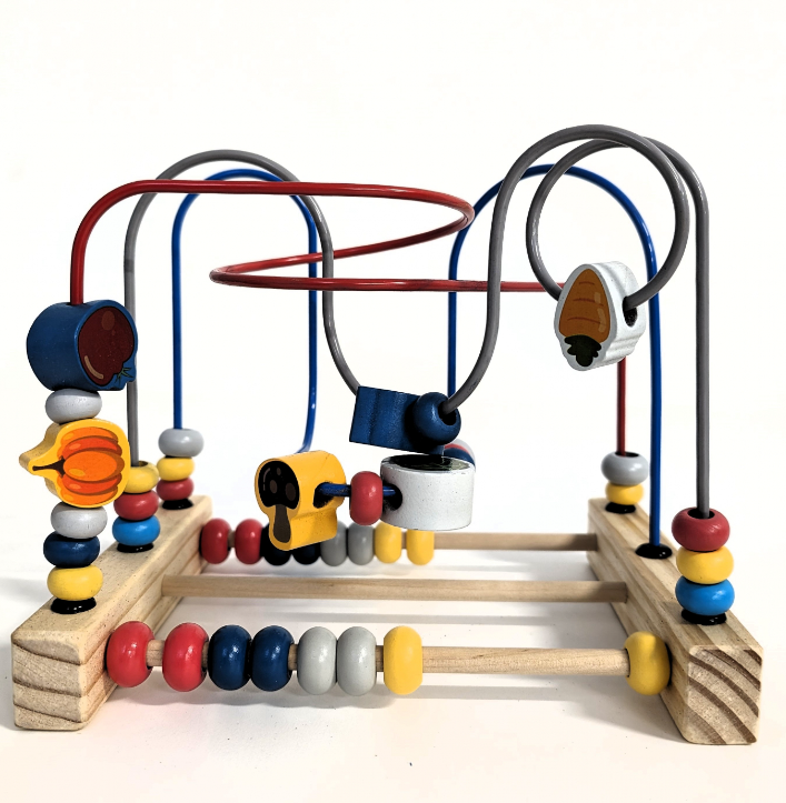 Jucarie educativa pentru bebelusi Labirint de margele 3 Ani 0005.png