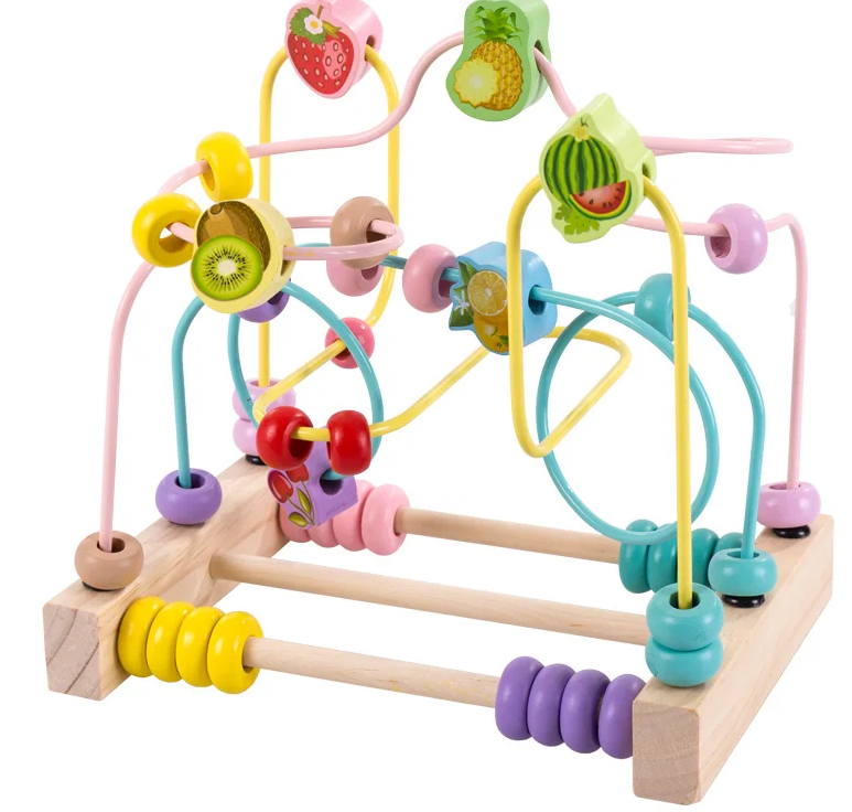 Jucarie educativa pentru bebelusi Labirint de margele 3 Ani 002.png