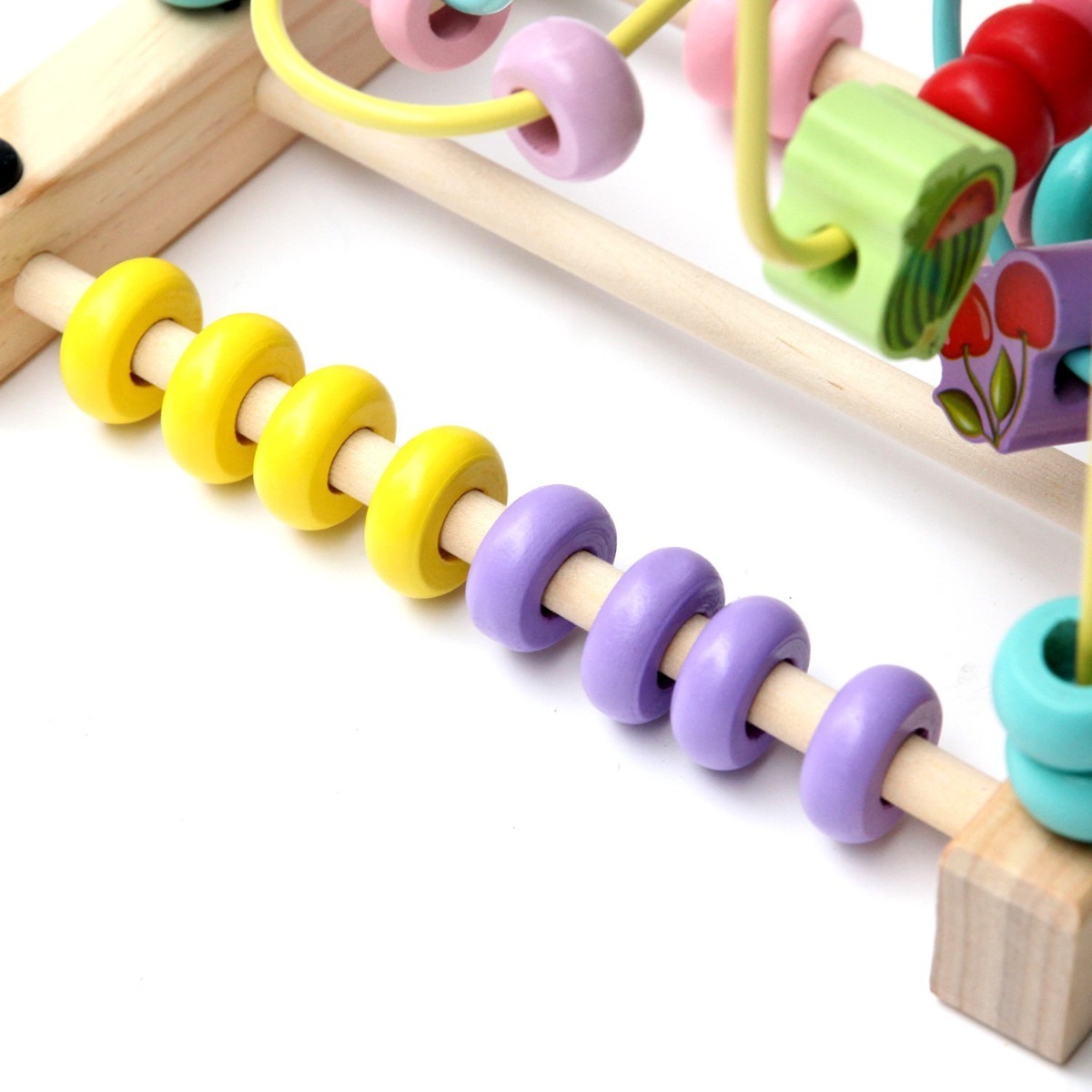 Jucarie educativa pentru bebelusi Labirint de margele 3 Ani 003.jpg