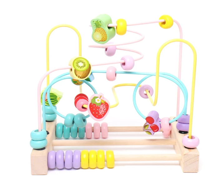 Jucarie educativa pentru bebelusi Labirint de margele 3 Ani 003.png