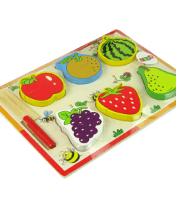 Puzzle incastru 3D piese groase Fructe de feliat 03.png