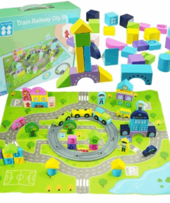 Set educativ de cuburi din lemn cu covoras Orasel 3 ani 01.png