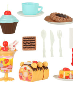 Tort aniversar cu lumanari si 75 de accesorii creative Albastru 04.jpg