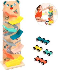 Circuit cu masinute din lemn Zig Zag 12 LUNI 02.jpg