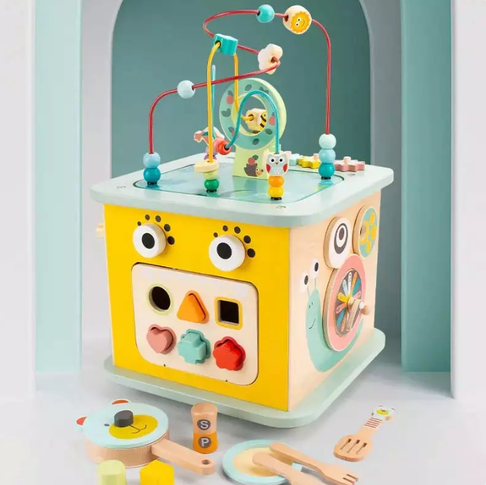 Cub Educativ bebe din lemn cu 8 in 1 activitati 3 ani 001.png