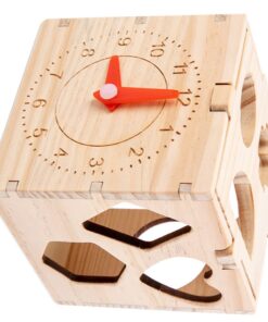 Cub Sortator de forme geometrice si ceas din Lemn 3 ani 01.jpeg
