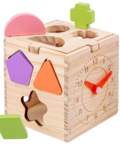 Cub Sortator de forme geometrice si ceas din Lemn 3 ani 02.jpeg