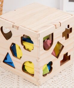 Cub Sortator de forme geometrice si ceas din Lemn 3 ani 03.jpeg