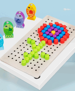 Joc creativ Mozaic Pixel din lemn si joc magnetic 3 ani 02.png