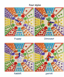 Joc de indemanare si asociere culori cu bile colorate Ceas 3 ani 02.png
