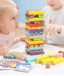 Joc de societate Jenga 51 piese Animale 3 ani 001.png