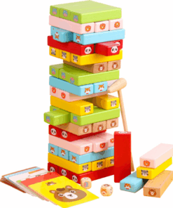 Joc de societate Jenga 51 piese Animale 3 ani 003.png
