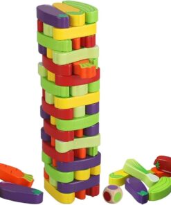 Joc de societate Jenga 55 piese Legume 3 ani 0001.jpg