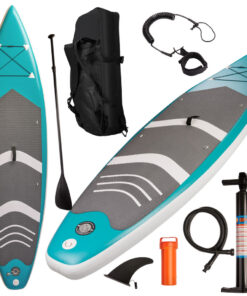 Paddleboard gonflabil SUP, cu accesorii, 320 cm 150 kg, turquoise