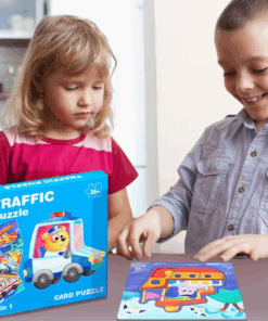 Puzzle din 4 piese Mijloace de transport 24 piese 3 ani 01.png