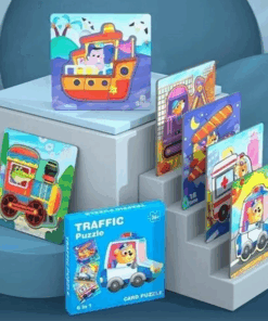 Puzzle din 4 piese Mijloace de transport 24 piese 3 ani 02.png