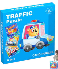 Puzzle din 4 piese Mijloace de transport 24 piese 3 ani 03.png