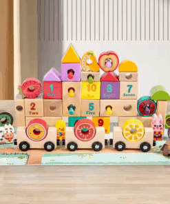 Set educativ cu 30 cuburi din lemn si trenulet magnetic 3 ani 01.png