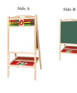 Tabla din lemn magnetica cu 2 suprafete tip Sevalet 70 cm 01.jpg