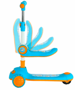 Trotineta 2 in 1 pliabila cu 3 roti si lumini 2 ani 03.png