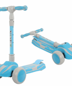 Trotineta pliabila cu 3 roti lumini 3 ani Albastru 01.png