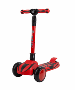 Trotineta pliabila cu 3 roti lumini 3 ani Rosu 01.png