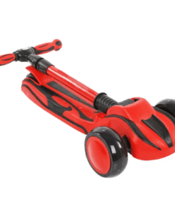 Trotineta pliabila cu 3 roti lumini 3 ani Rosu 04.png