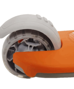 Trotineta pliabila cu 3 roti lumini si muzica 3 ani Portocaliu 04.png