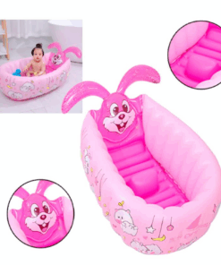 Cada Gonflabila roz Iepuras 90x60 cm 01.png