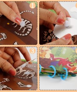 Carte cu stickere reutilizabile Busy Book Dino 3 ani 06.jpg