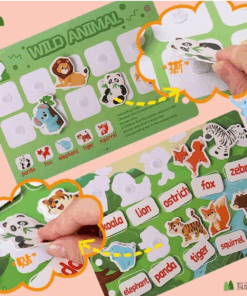 Carte cu stickere reutilizabile The Busy Book 3 ani 02.png