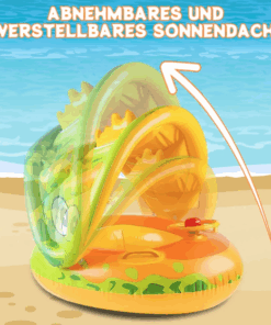 Colac multifunctional cu parasolar si volan tip barcuta Dino 03.png