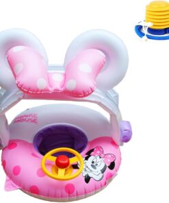 Colac multifunctional cu parasolar si volan tip barcuta Minnie 01.jpg