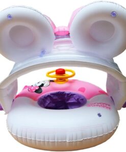Colac multifunctional cu parasolar si volan tip barcuta Minnie 04.jpg