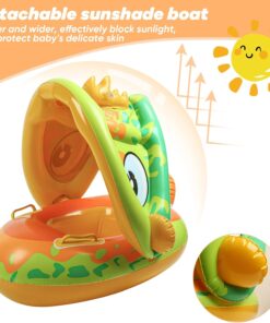 Colac multifunctional cu parasolar tip barcuta Dino 03.jpg