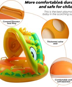 Colac multifunctional cu parasolar tip barcuta Dino 04.jpg