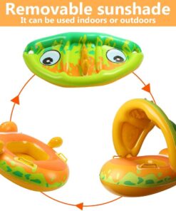 Colac multifunctional cu parasolar tip barcuta Dino 06.jpg