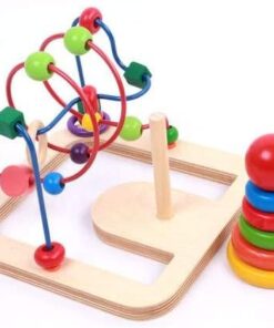 Joc Montessori 2 in 1 Motricitate si turn de stivuire 03.jpg