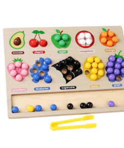 Joc de indemanare asociere culori cu bile colorate 3 ani 01.png