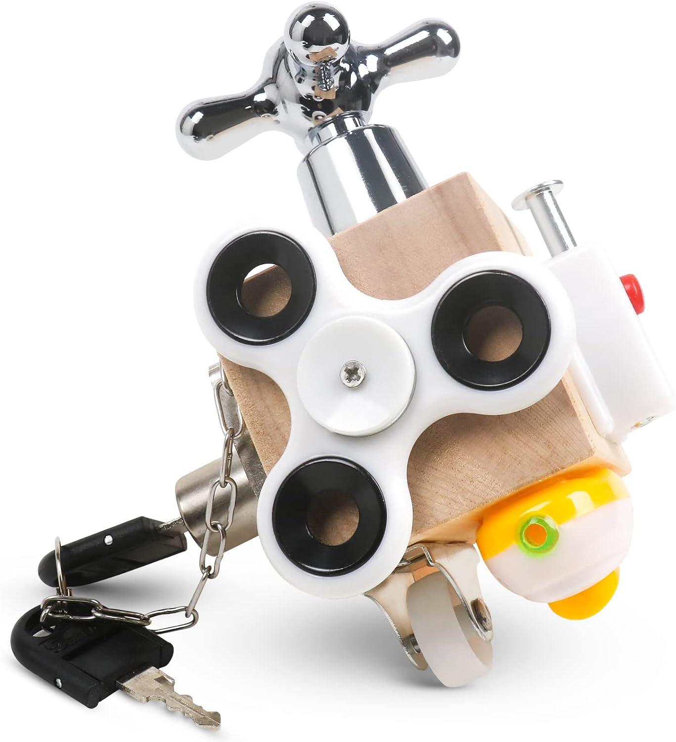 Joc de tip Montessori cu 6 activitati Busy Bord 2 ani 01.jpg