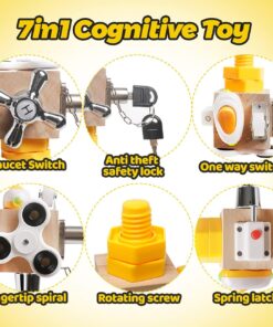 Joc de tip Montessori cu 6 activitati Busy Bord 2 ani 03.jpg