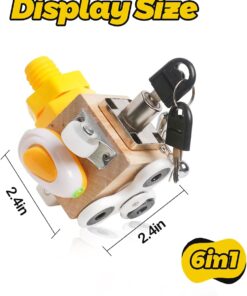 Joc de tip Montessori cu 6 activitati Busy Bord 2 ani 05.jpg