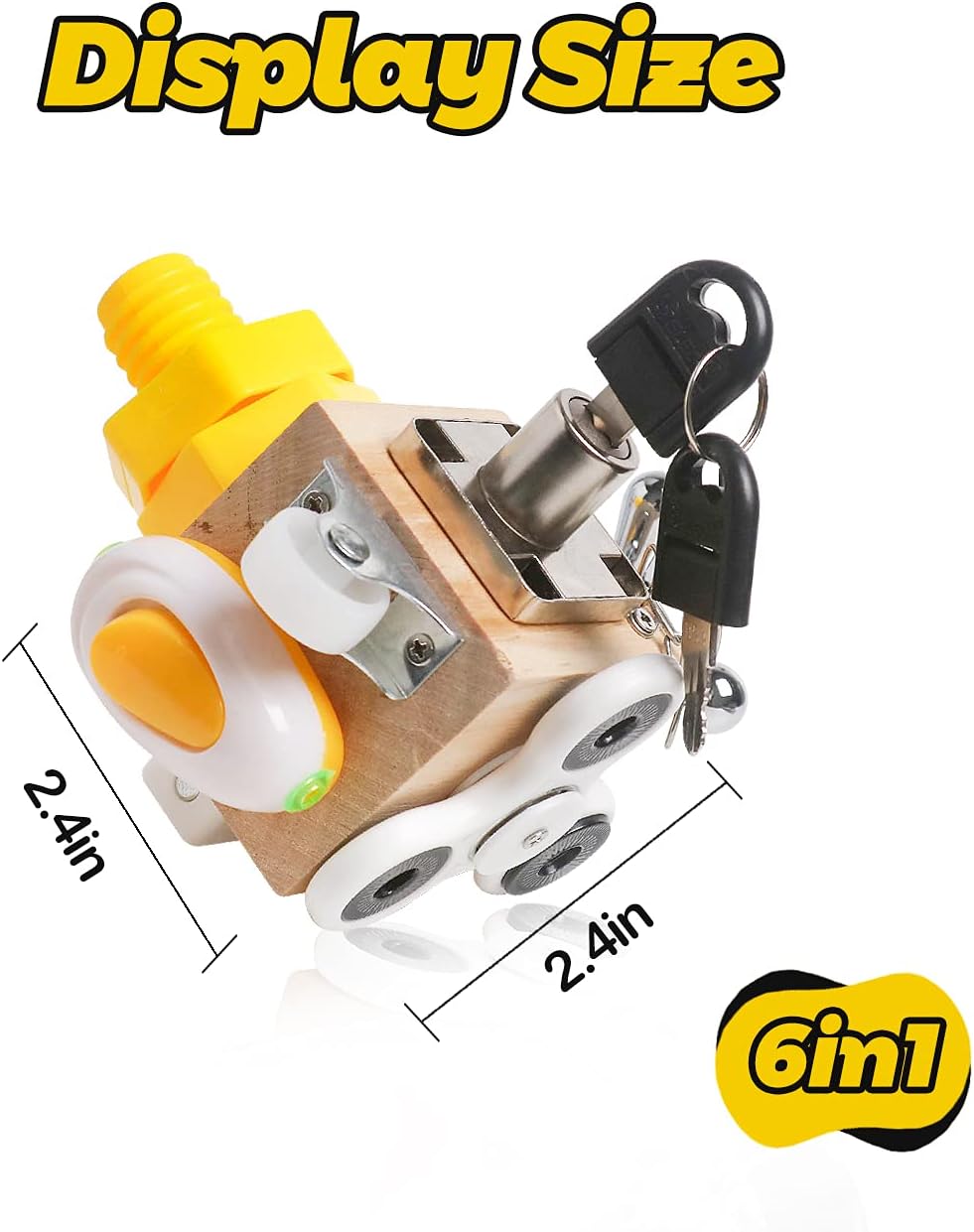 Joc de tip Montessori cu 6 activitati Busy Bord 2 ani 05.jpg