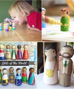 Joc din lemn de tip Montessori Set 50 cilindrii natur 05.jpg