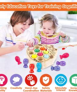 Joc magnetic de pescuit din lemn Pisica 3 ani 05.jpg