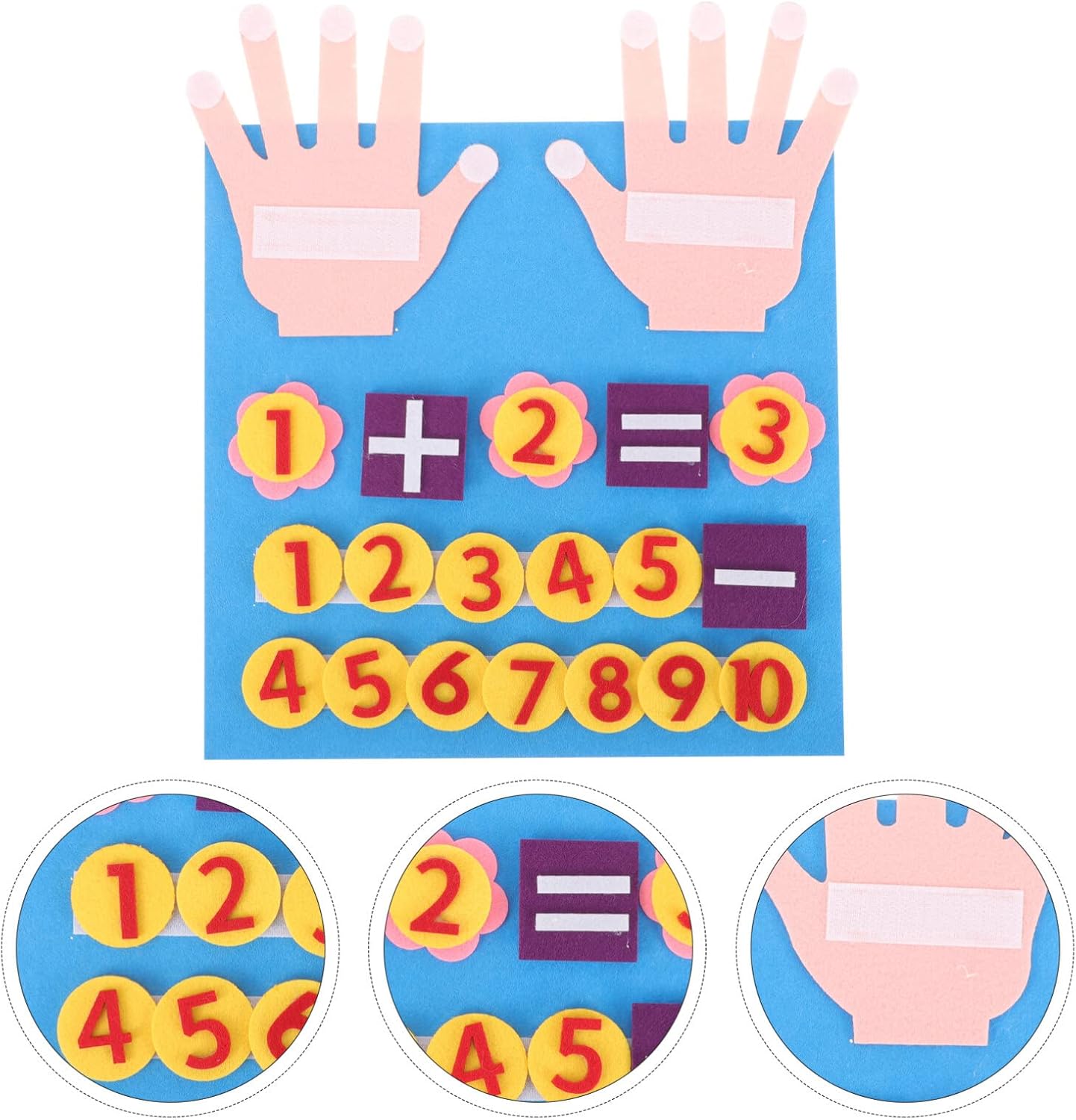 Joc matematica Numara pe degete 20 de pieseMulticolor 01.jpg