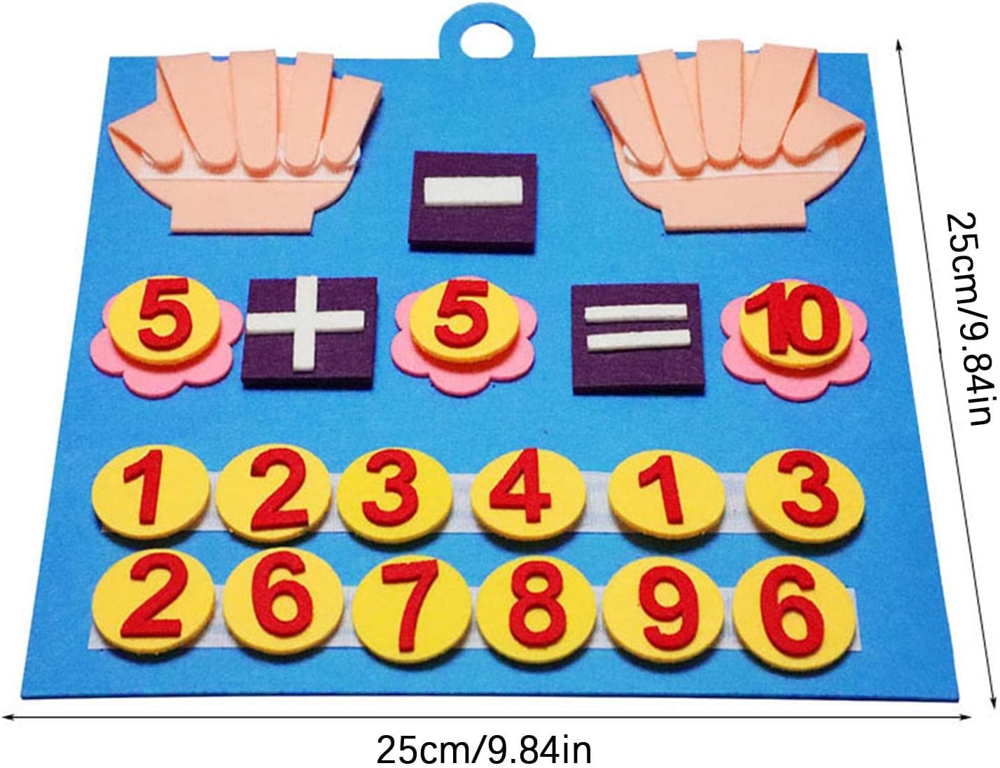 Joc matematica Numara pe degete 20 de pieseMulticolor 05.jpg