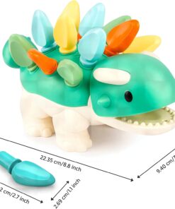 Jucarie bebe senzoriala si motrica Dinozaurul Spike 18 luni 06.jpg